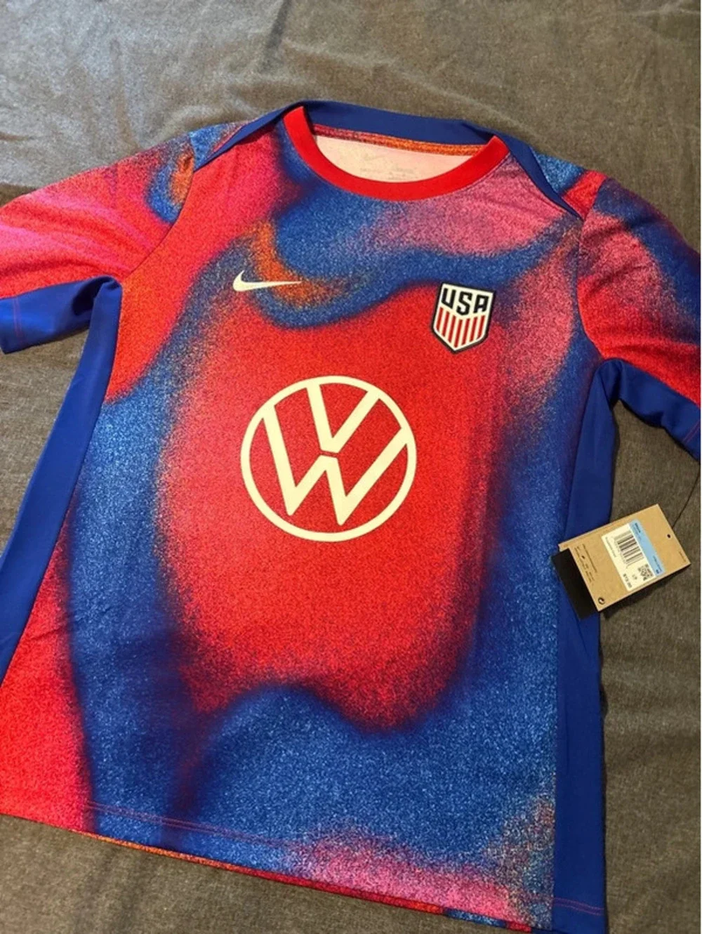 Nike USA National Team Soccer Jersey Volkswagen Sponsor Men's Size M